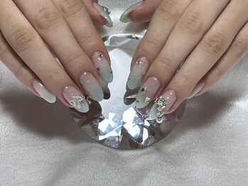 フルール(fleur)/ラメのグラデーション&パーツ