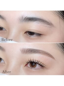 アンドハッピー(AND Happy)の写真/似合う眉毛がわからない方へ！黄金比に基づいてWAXで脱毛し理想へ導きます☆