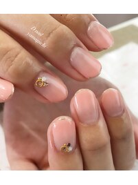 オフィスネイルの定番☆グラデ＋