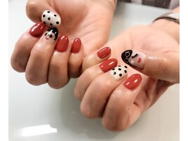 【ハンド】ドットネイル