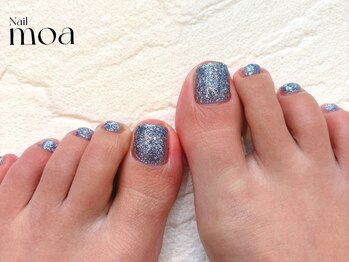 モア(moa)/フットジェル グリッター ラメ