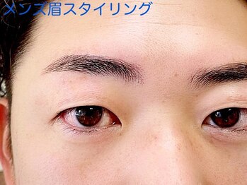 ミニョンアイラッシュデザインサロン くずは店/【メンズ眉スタイリング】
