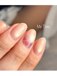 ミャクミャクネイル/水彩ネイル