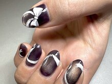 ポピコと種爪 西荻窪/リボンネイル/手描き/アート