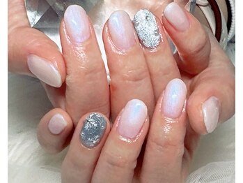 ジェー エス シー ネイル(J.S.C.nail)/アート/雪の結晶/手書きアート