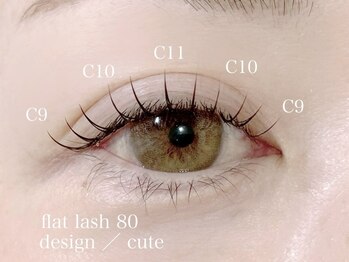 マケア 柏店(Makea)/【マツエク】フラットラッシュ