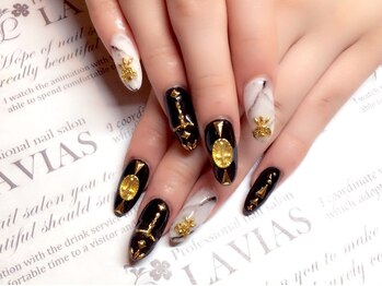 ラヴィアスプラス(LAVIAS+)/【スカルプ】10本アートし放題