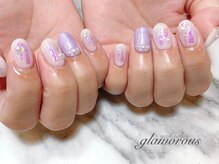 ネイルグラマラス 西新井店/《パラジェル》春チークネイル