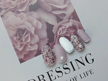 ワイネイル(Y.nail)/秋冬ツイードネイル