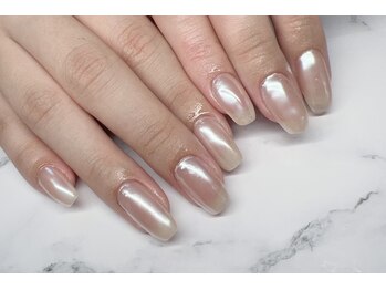 ヘブン ネイル 鶯谷(HEAVEN Nail)/パールオーロラネイル
