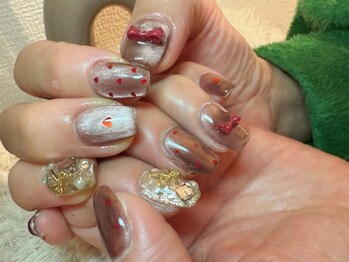 ブローディア ネイル 武蔵小杉店(Brodia nails)の写真/ネイルのモチにも自信あり★フォルムを綺麗に仕上げるので、シンプルでもちゅるんと映える指先に！