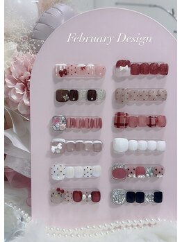 ビジューネイル(bijou nail)/2月定額トレンドコース