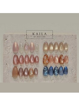 カイラ バイ ブリオン(KAILA by Bullion)の写真/【初めての方にも♪】丁寧な接客と親しみやすく通いやすいサロン！爪に優しいパラジェル使用♪