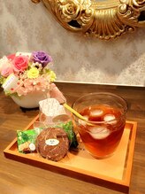 アイラッシュサロン シルビジュ(cillsbijou)/施術後のティータイム♪