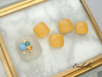 アンベリール 横浜店(Embellir)/(1196)ビジューFootネイル