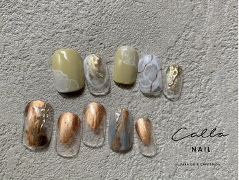 カラネイル 南森町店(calla nail)/ゴールドメタリック