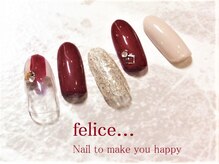 フェリーチェ 川間店(felice)/【定額ネイル】¥6980