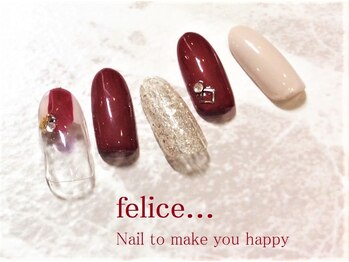 フェリーチェ 川間店(felice)/【定額ネイル】¥6980