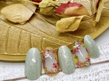 ラウンドアバウト(roundabout)/囲みフラワーネイル☆