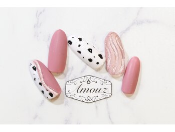 アモウズ(Amouz)/定額【テーマ:マットネイル】1