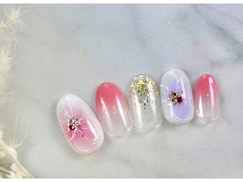 ショコ アンド ラム(Syoko&Lum)/＊ふんわりチークフラワー＊