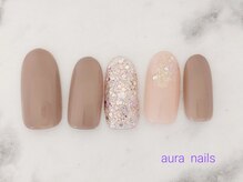 アウラネイルズ(aura nails)の雰囲気（シンプル・ポイントアートなど種類が豊富☆）