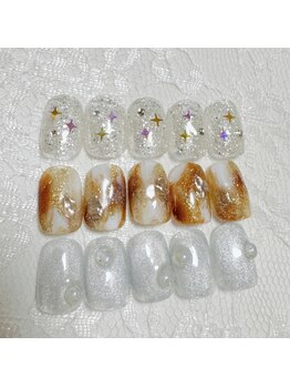 キラキラ　ミラー　マグネット