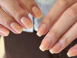 オレンジチーク/シンプル