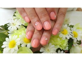 上品カラーグラデーションネイル