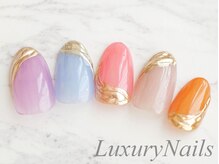 ラグジュアリーネイルズ タカダノババ(Luxury Nails Takadanobaba)/カラフルカラー*ミラー