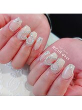 リッシュ ドゥ(RICHE deux)/ワンホンネイル！チェーンハート