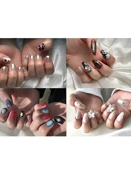 手描きアートが得意なサロン