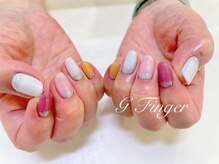 ジーフィンガー 大井町店(G Finger)/カラフル♪シルバーフレンチ☆