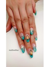 ネイルサロンアンドスクール マロウブルー(mallow blue)/夏ジェルネイル