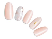 プラスネイル 銀座中央通り店(PLUS NAIL)/【586】シェル×タイダイ￥6,589