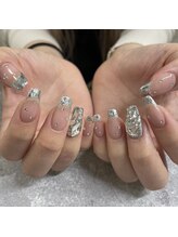 ビートゥーネイル 梅田(B to Nail)/ガラスフレンチ