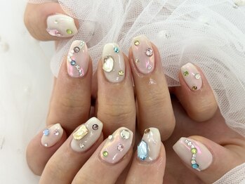 【森】ジュエリーネイル