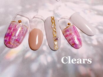 ビューティーネイルサロン クリアーズ(Clears)/ツイードネイル♪