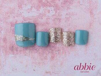 ネイルサロンアビー 北千住店(abbie)/エメラルドグリーン★¥10054