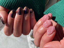 <ハンド>デザインシンプルネイル