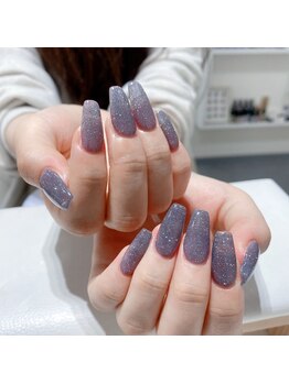 クイーンズビューティーサロン 新宿本店(Queen's beauty salon)/チップ長さだしワンカラー