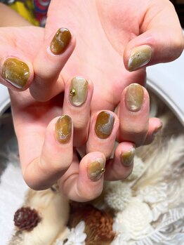 ステムネイル 下北沢(stem nail)/シャインマスカットカラ緑nuance