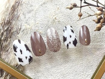 レアレアネイル(Lealeanail)/【パラジェル】オータムネイル