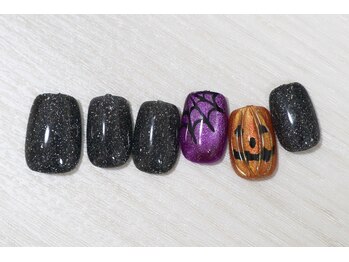 ハロウィンネイル