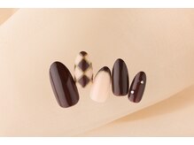 ヴァンネイル(VINGT NAIL nail&eye beauty)/ブラウンネイル