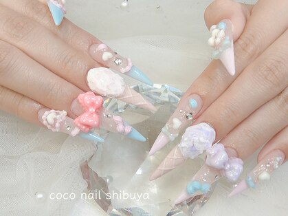 CoCo Nail【ココネイル】渋谷《長さ出し専門店/つけ放題/持ち込み》の写真