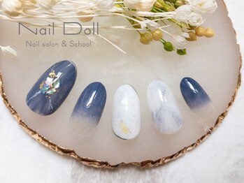 ネイルドール(Nail Doll)/ニュアンスブルー