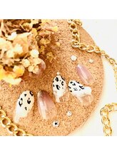 セプトネイル 函館店(SEPT NAIL)/９月大人かわいいサンプル6930円