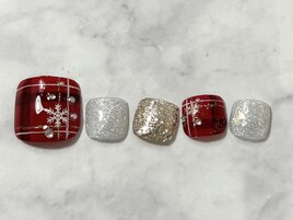 【初回オフ無料】チェックネイル