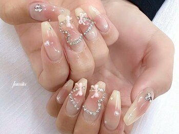 韓国リボンネイル/ワンホン